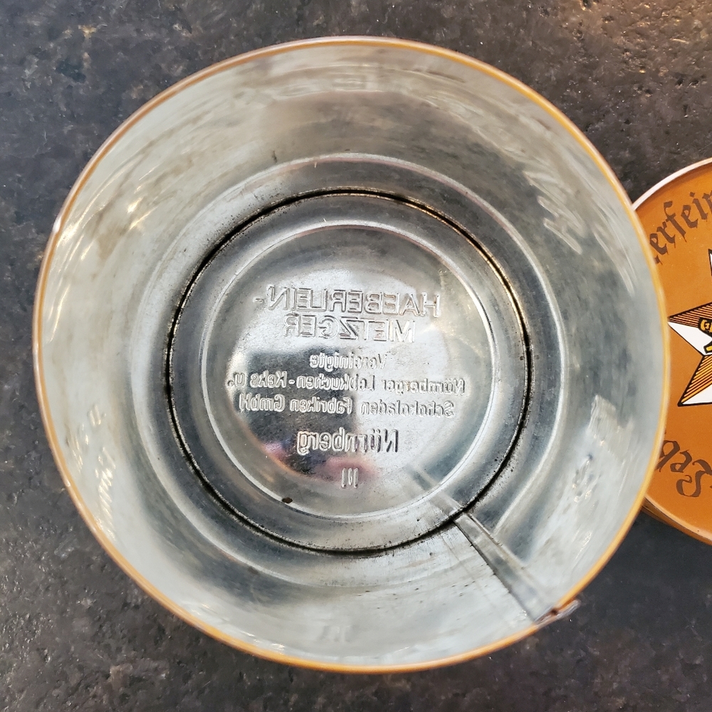 Vintage German Haeberlein Metzger almond & spiced cake tin - Picture 7 of 10